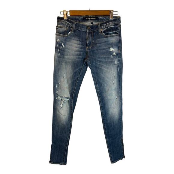 Driftwood Jeans Women's Size 26 Distressed Skinny Blue - Picture 1 of 4